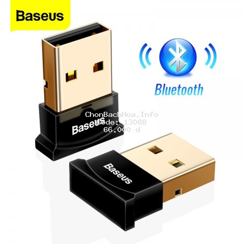 USB Nhận Tín Hiệu Âm Thanh Bluetooth Baseus Hỗ Trợ Blueooth 4.0/ 4.2/ 5.0 Chuyên Dụng Cho Máy Tính