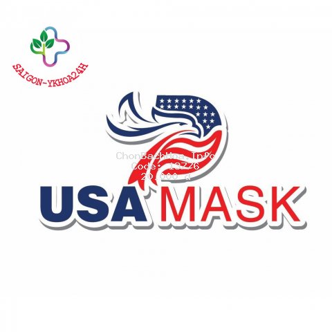 Khẩu Trang Y Tế ❤️ Xuất Mỹ ❤️ 4 Lớp Có LOGO ❤️ Hộp 50 Chiếc ❤️ Khẩu Trang Y Tế USA Mask ❤️  Kháng Khuẩn,Lọc Khói Bụi Độc