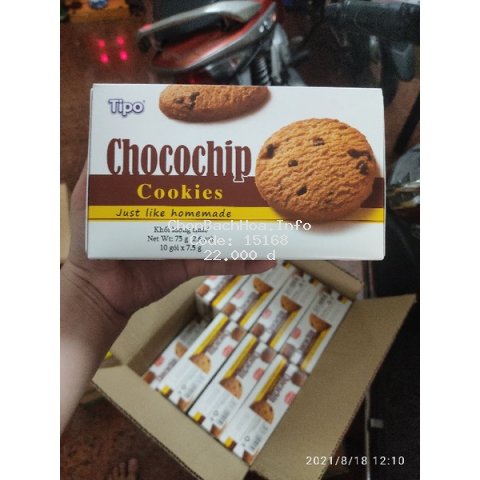 Bánh TIPO Choco Chip 100gr/gói