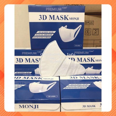 [FREESHIP] Khẩu Trang 3D Mask Diệu Linh Công Nghệ Nhật Bản?hộp 50c? ôm sát mặt
