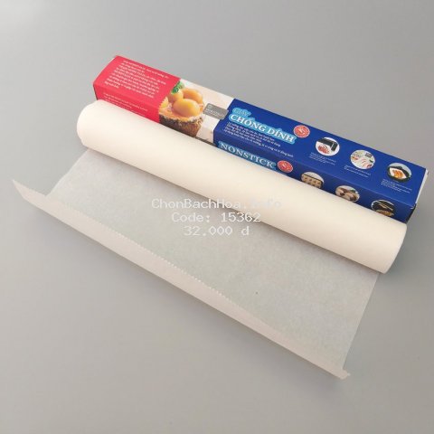 Giấy nến, giấy chống dính làm bánh moriitalia 5m*30cm