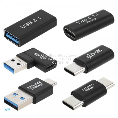 Đầu chuyển đổi USB 3.0 OTG USB C sang Type C thông dụng tiện lợi
