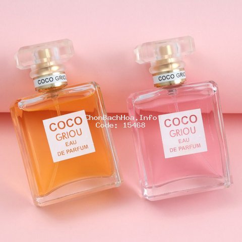 Nước hoa nữ thơm lâu, Nước hoa nam Coco Griou chai 50ml - Hương quyến rũ, thơm lâu, dùng là mê